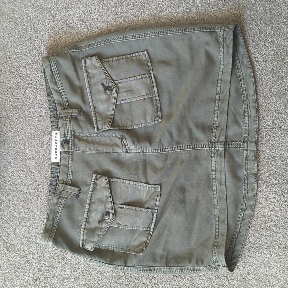 Anthropologie Marrakech Mini Cargo Skirt